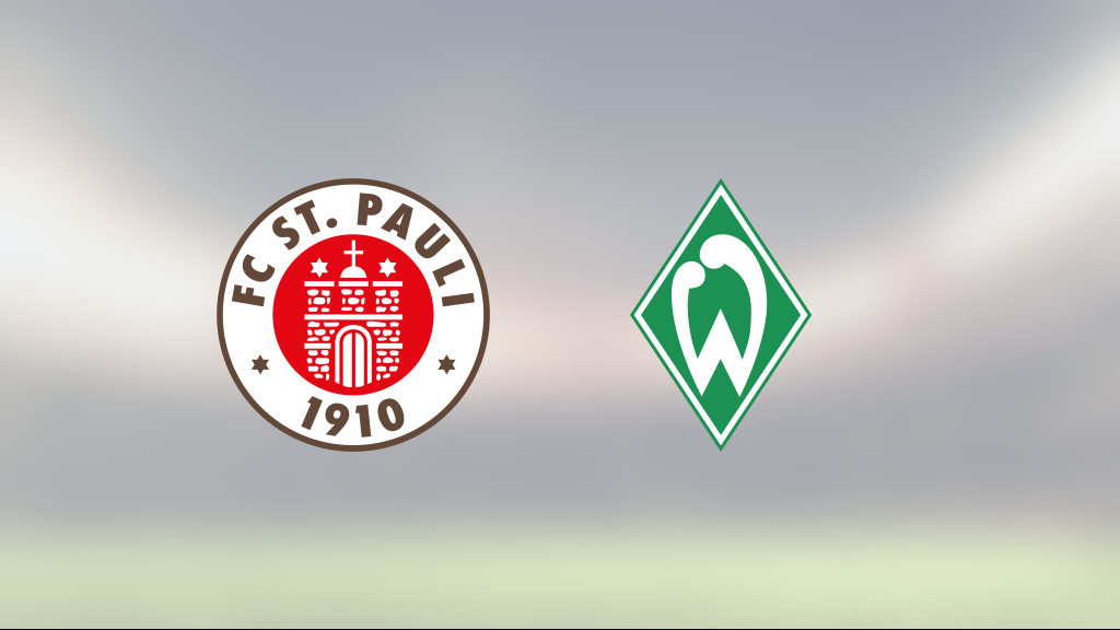 Werder Bremen tog kommandot från start mot St Pauli