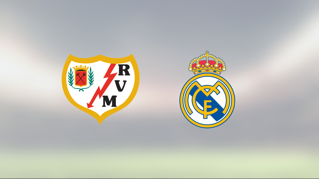 Oavgjort mellan Rayo Vallecano och Real Madrid