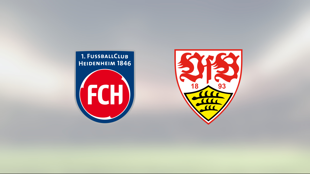 VfB Stuttgart vann klart mot Heidenheim på Voith-Arena