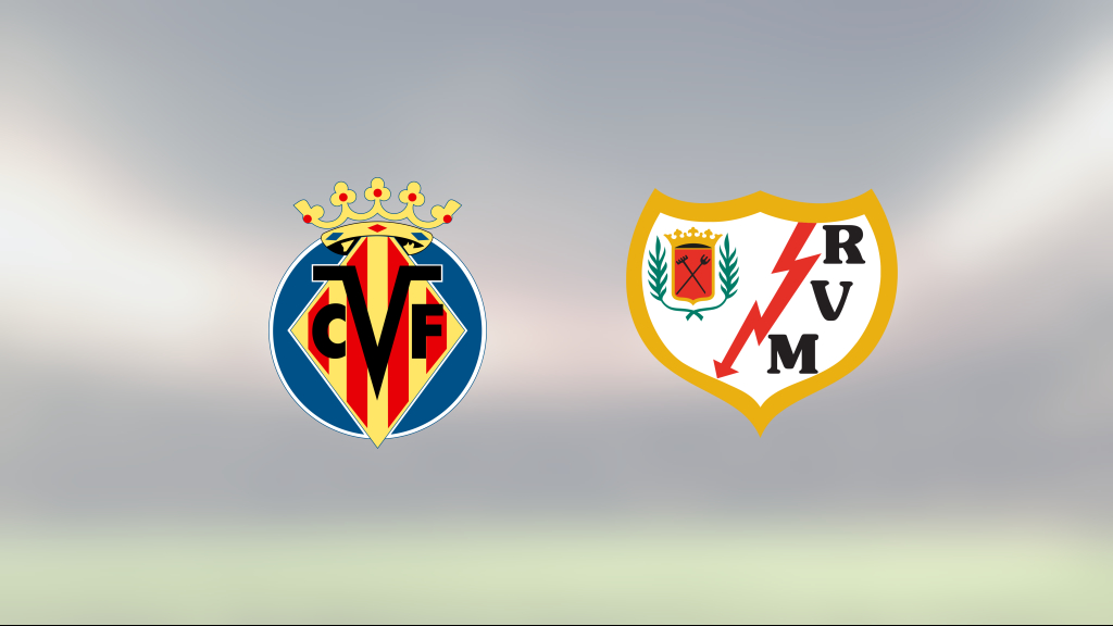 Kryss i mötet mellan Villarreal och Rayo Vallecano