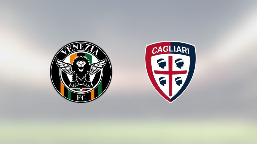 Venezia äntligen vinnare igen efter seger mot Cagliari