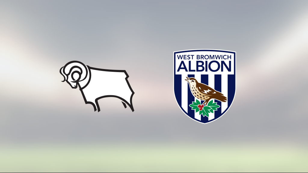 Derby County knep segern i målmässigt jämn match mot WBA