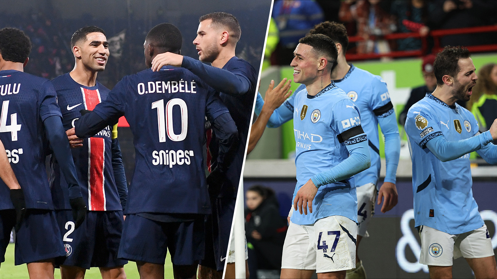 JUST NU: Så startar PSG och City i måstematchen