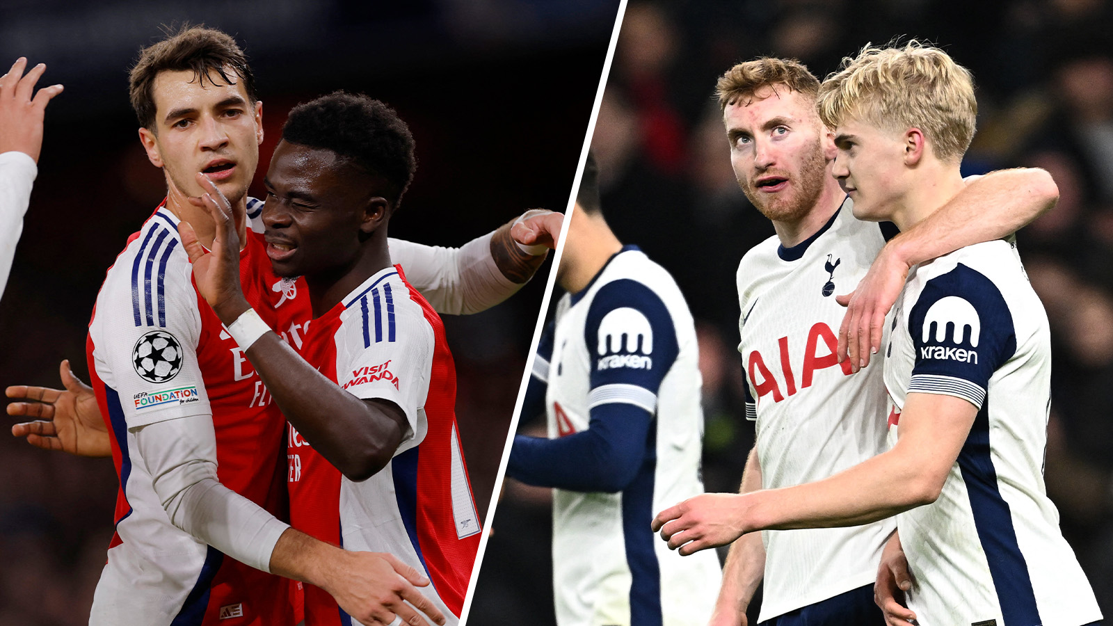 JUST NU: Så startar Arsenal och Tottenham i Londonderbyt