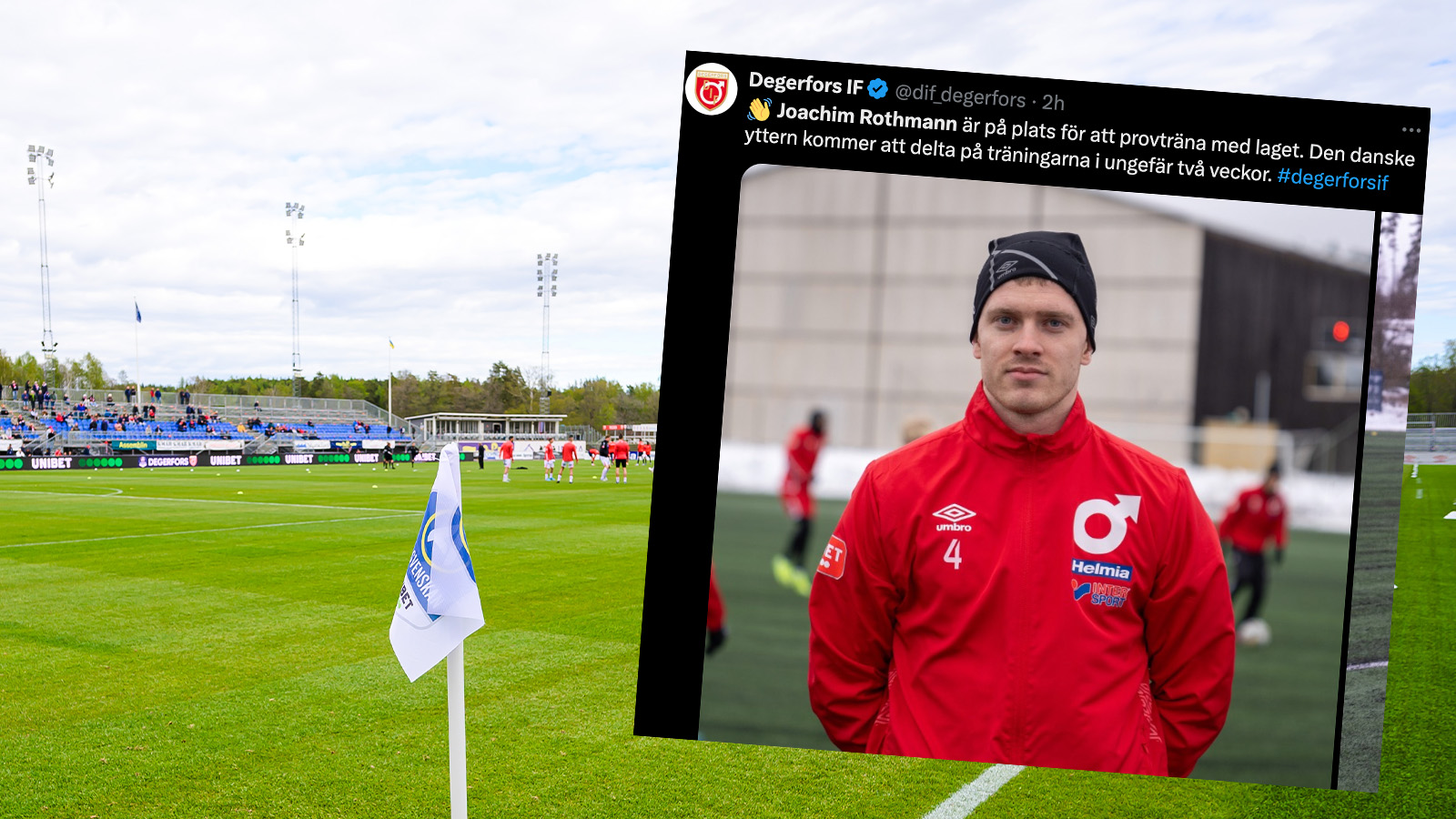 Degerfors tar in dansk forward på provspel