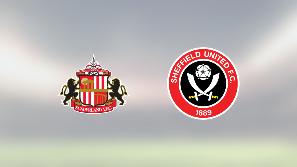 Seger för Sunderland mot Sheffield United efter tidigt avgörande