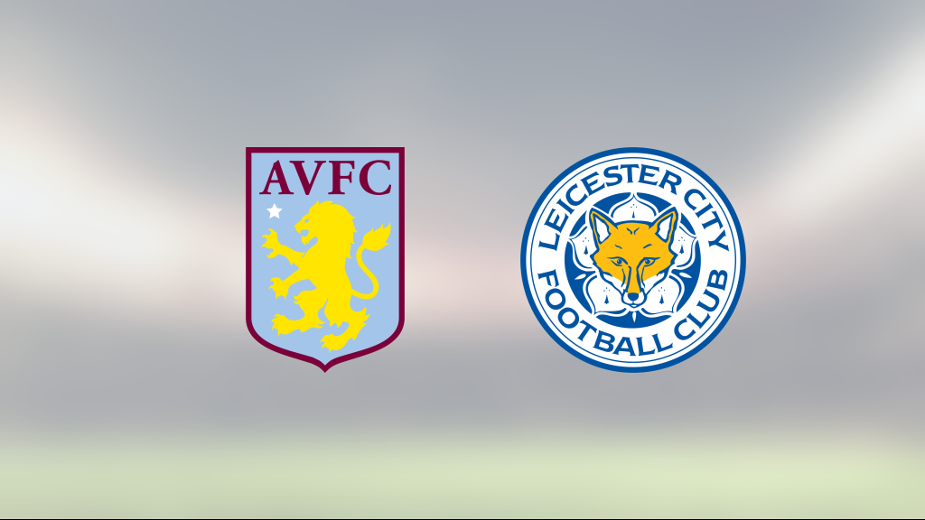 Aston Villa vann mot Leicester på Villa Park