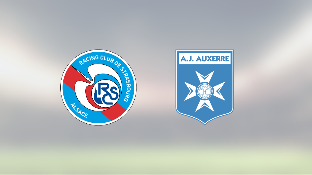 3–1-seger för Strasbourg – besegrade Auxerre