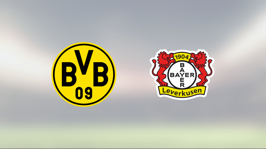 Sex raka segrar för Bayer Leverkusen – efter 3–2 mot Borussia Dortmund