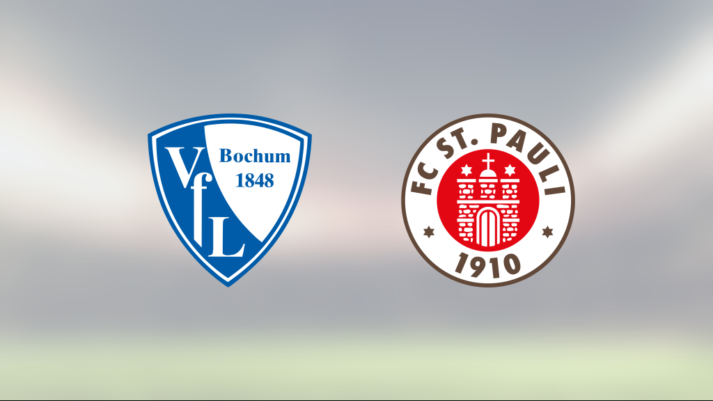 1–0-seger för Bochum mot St Pauli – Philipp Hofmann matchhjälte