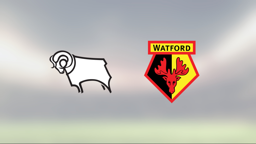 Klar seger för Watford mot Derby County på Pride Park Stadium