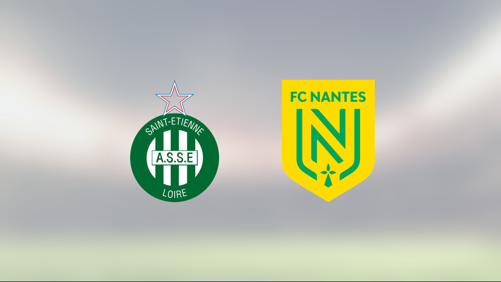 Kryss för St Etienne mot Nantes efter Boakyes kvittering