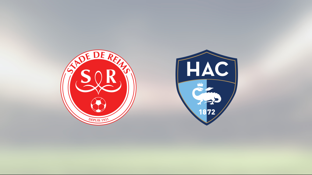 Äntligen poäng för Le Havre mot Reims