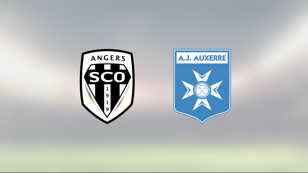 Angers segrade mot Auxerre på Stade Raymond Kopa