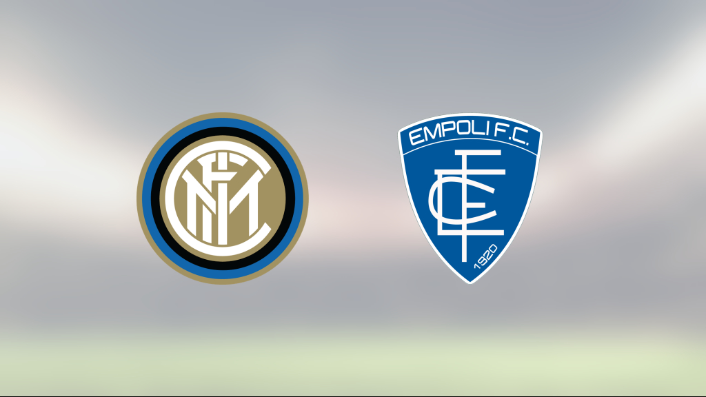 Inter besegrade Empoli – avgjorde i andra halvlek