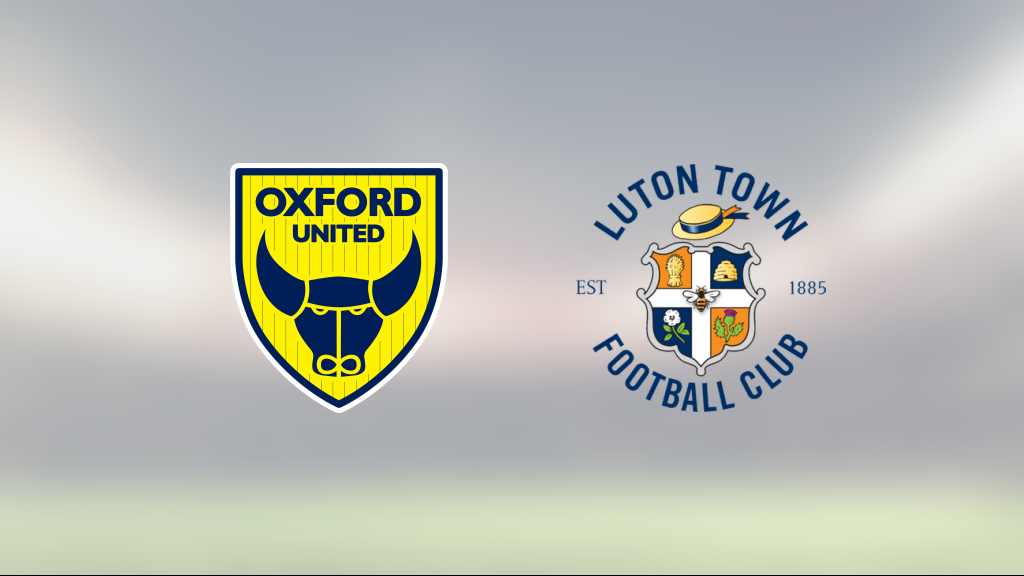 Tuff match slutade med seger för Oxford United mot Luton