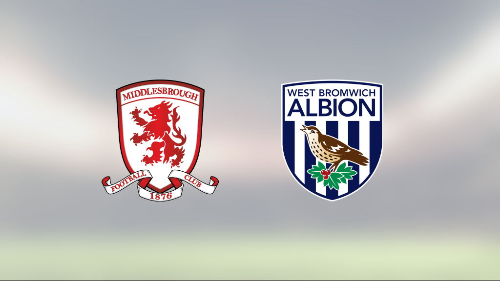 Middlesbrough vann klart mot WBA på Riverside