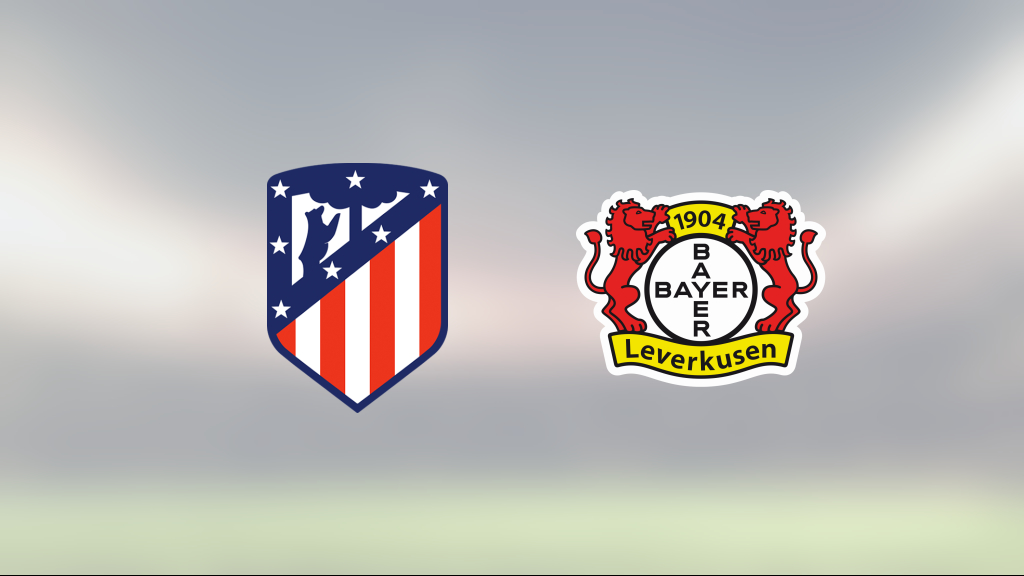 Atletico Madrids segerrad fortsätter efter 2–1 mot Bayer Leverkusen