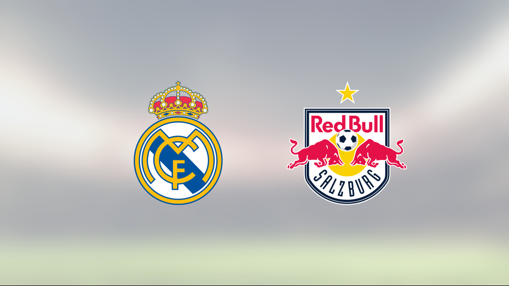 Klar seger för Real Madrid mot Salzburg på Santiago Bernabeu