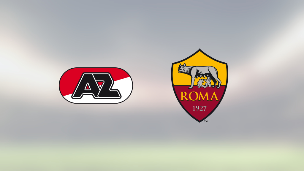 Troy Parrott gjorde avgörande målet för AZ Alkmaar mot Roma