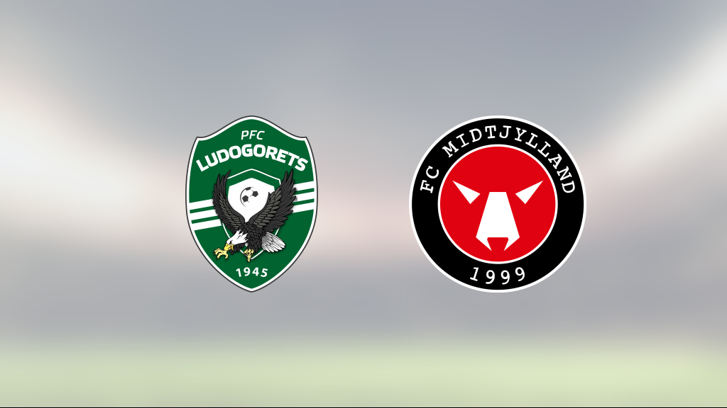 Midtjylland tog klar seger mot Ludogorets