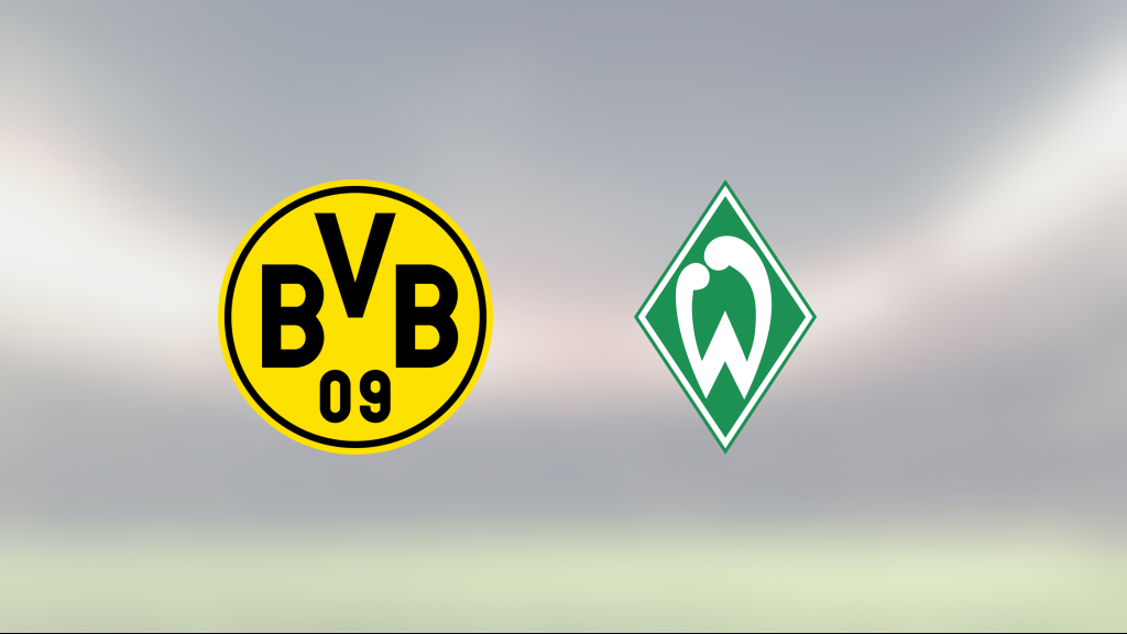 En poäng för Werder Bremen borta mot Borussia Dortmund