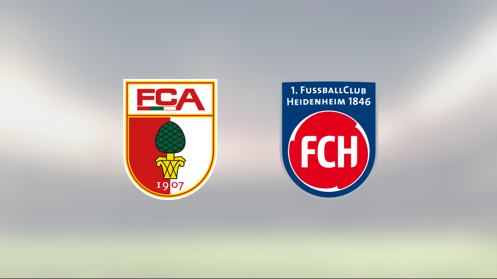 Formstarka Augsburg tog ny seger mot Heidenheim