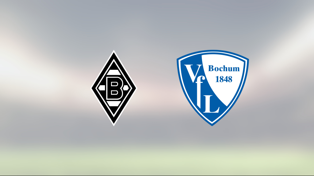 Mönchengladbach vann mot Bochum på Borussia-Park