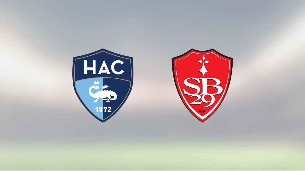 1–0-seger för Brest mot Le Havre – Ludovic Ajorque matchhjälte