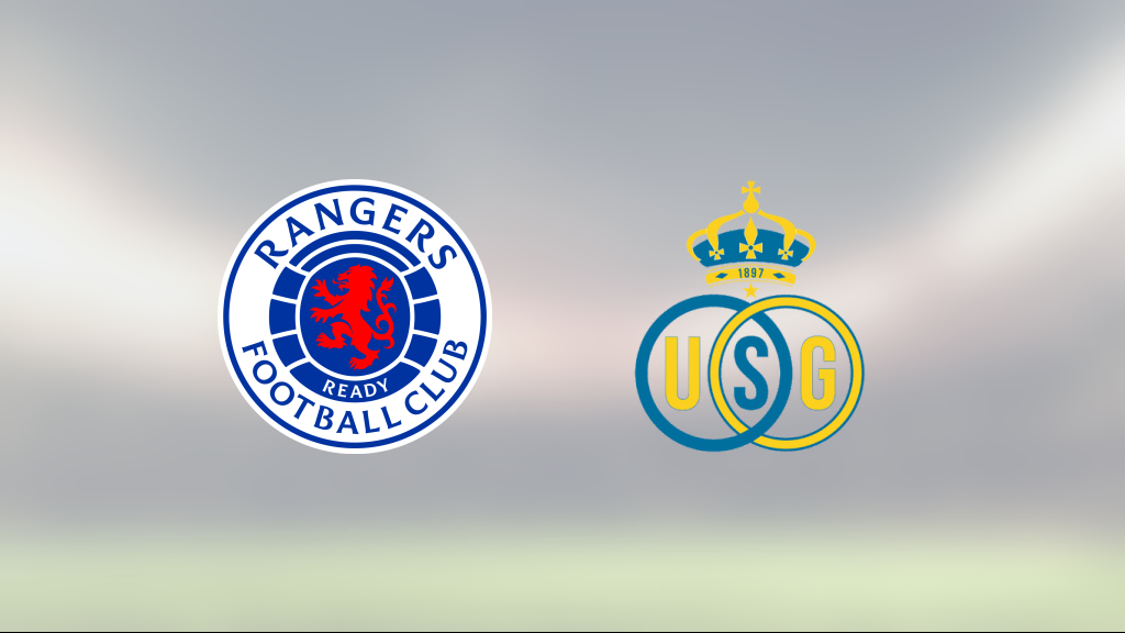 Rangers slutspelsklart efter seger mot Union Saint-Gilloise