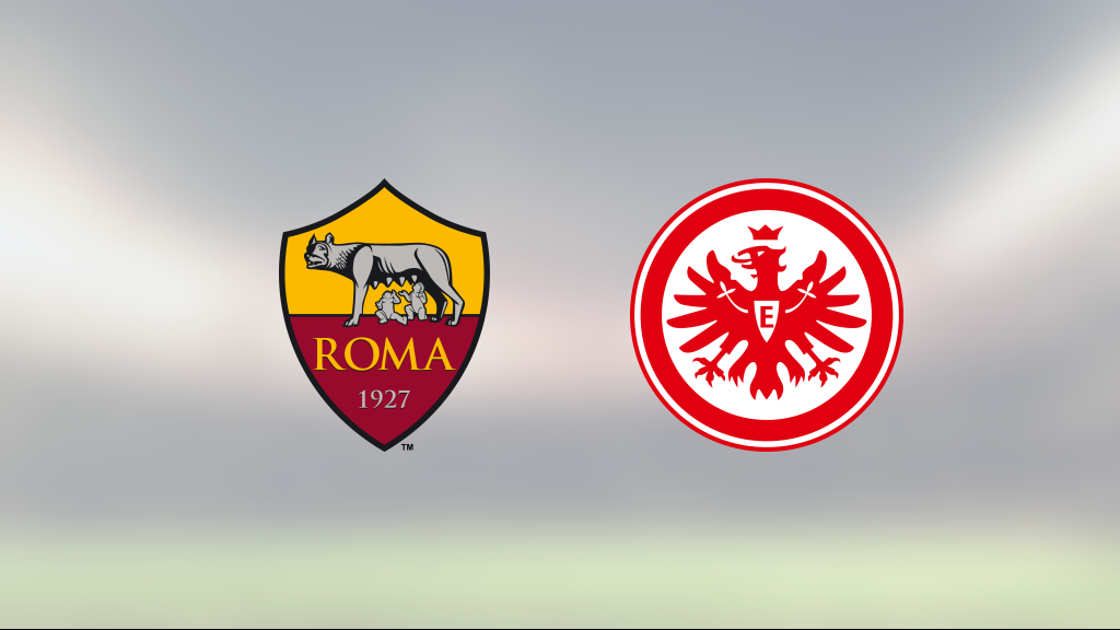 Klar seger för Roma mot Eintracht Frankfurt på Stadio Olimpico