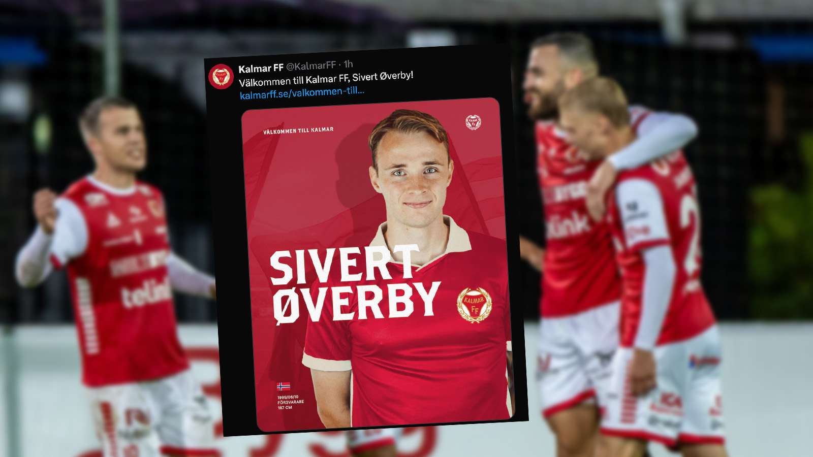 Klart: Sivert Øverby till Kalmar FF