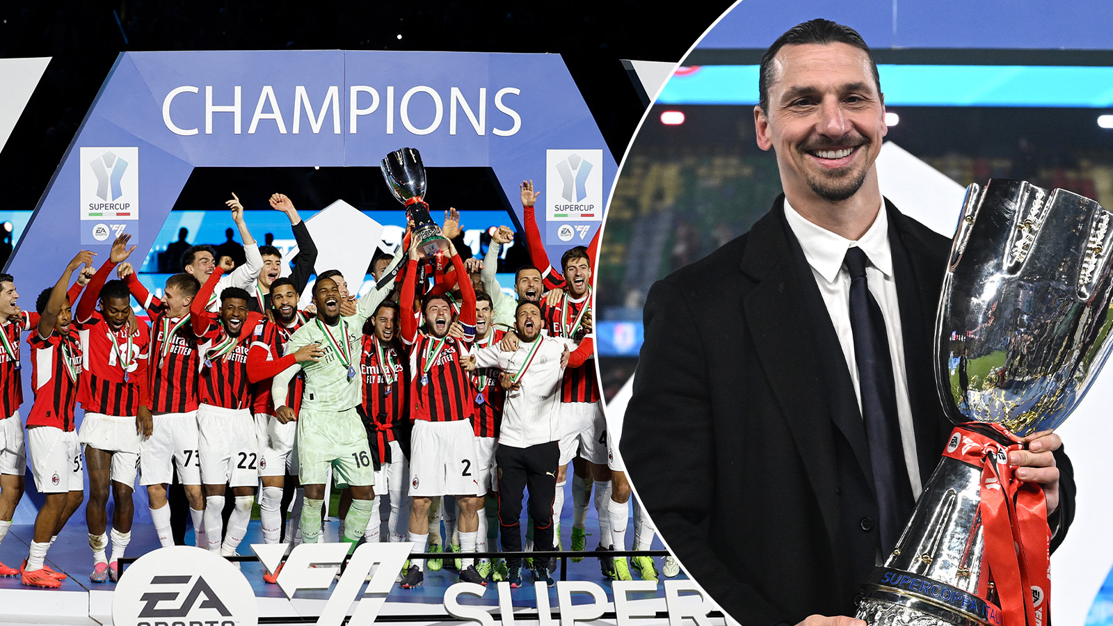 Ibrahimovic ord efter första trofén: ”Det här är Milan”