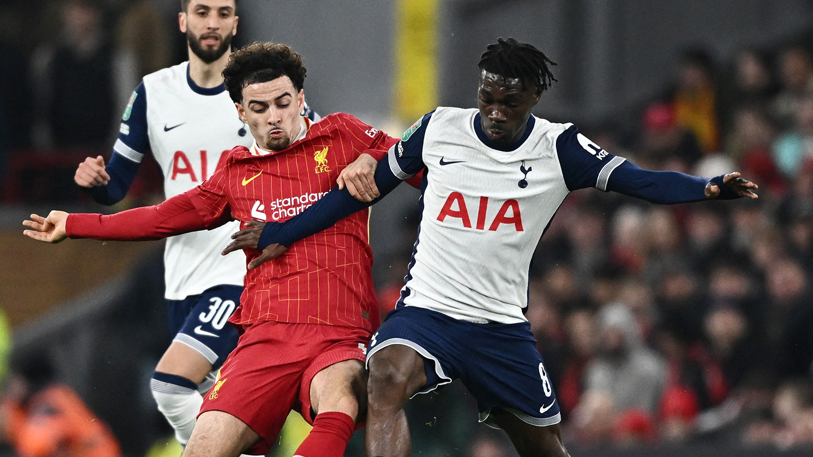 JUST NU: Liverpool i pausledning mot Spurs