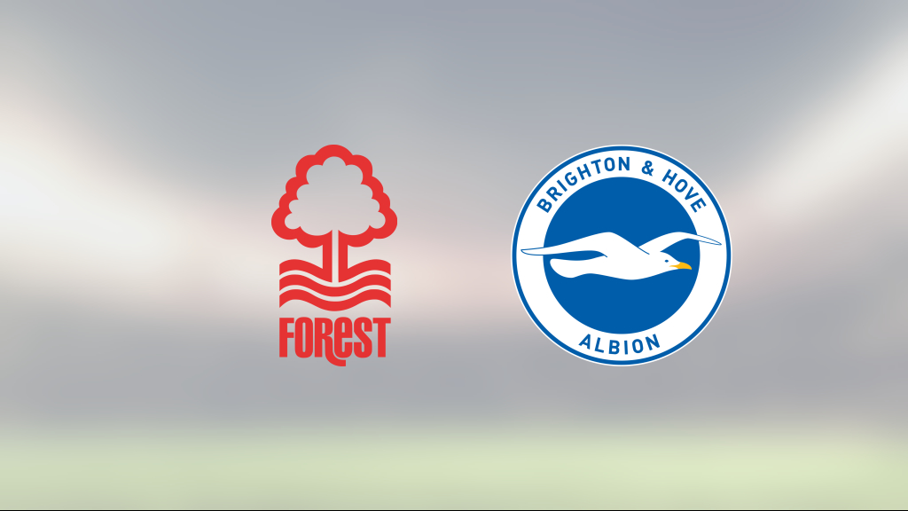 Målfest när Nottingham Forest krossade Brighton på hemmaplan