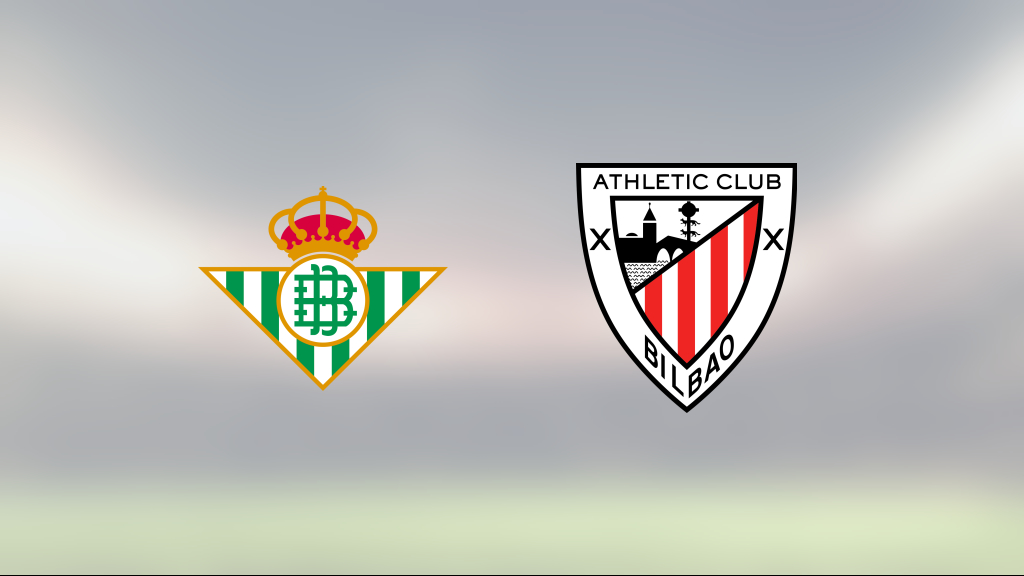 En poäng borta mot Real Betis för Atlethic Bilbao