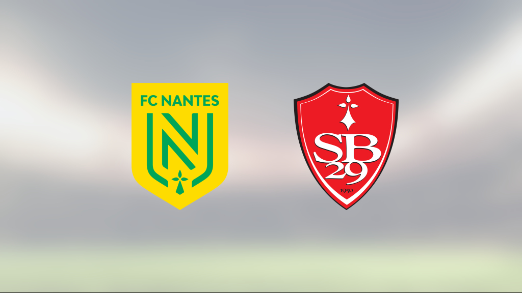 Brest tog kommandot från start mot Nantes