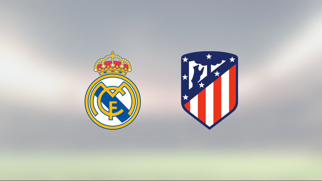 Toppmöte slutade i kryss mellan Real Madrid och Atletico Madrid