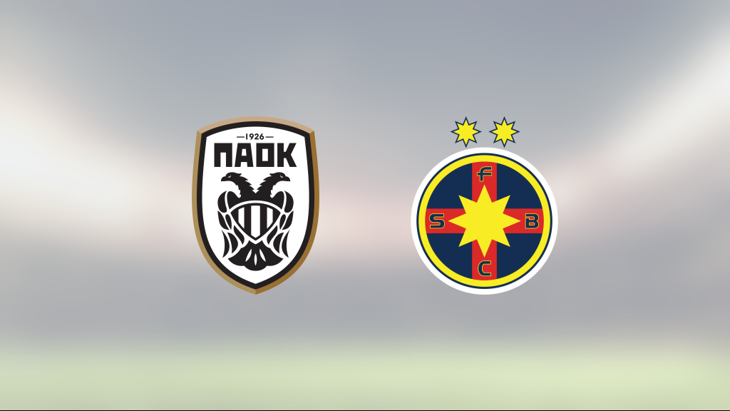 FCSB kopplade grepp om PAOK – efter seger med 2–1