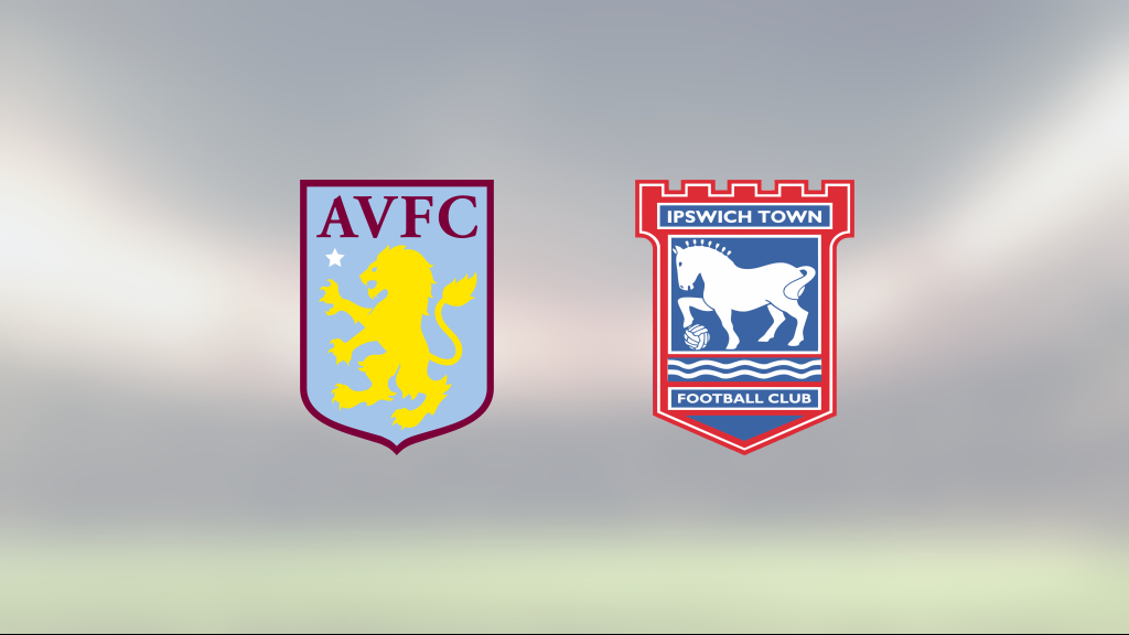 Förlustsviten bruten för Ipswich – efter 1–1 mot Aston Villa