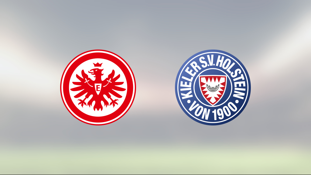 Eintracht Frankfurt besegrade Kiel med 3–1