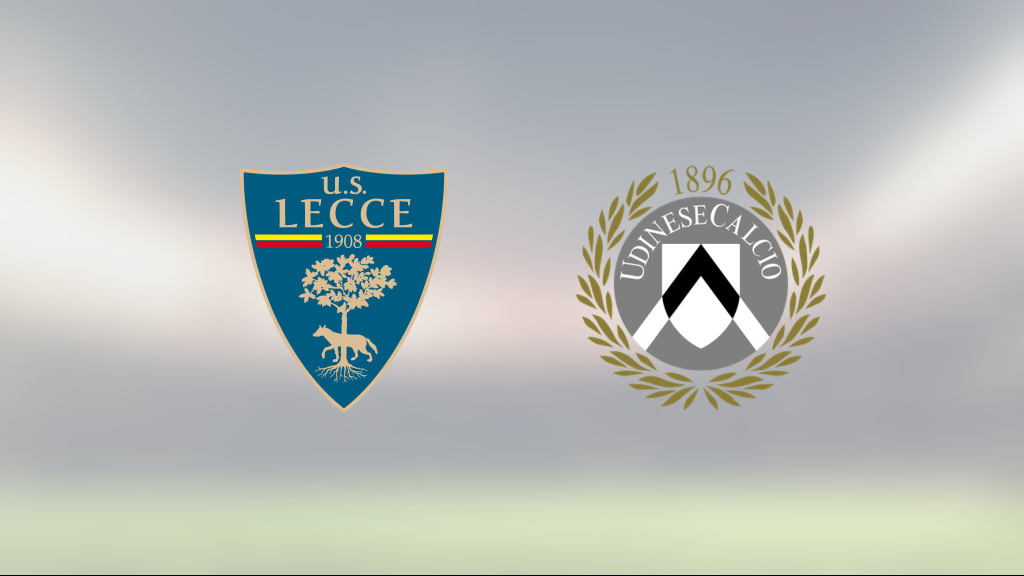 Lorenzo Lucca avgjorde när Udinese sänkte Lecce