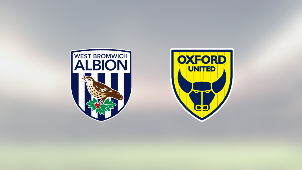 WBA segrade mot Oxford United på hemmaplan