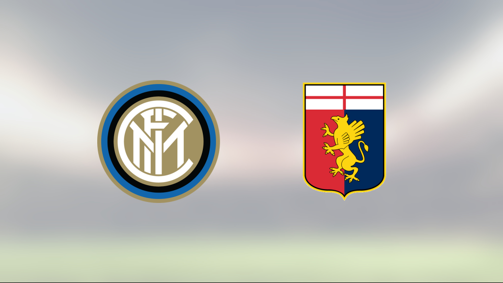 Inter toppar tabellen efter seger mot Genoa