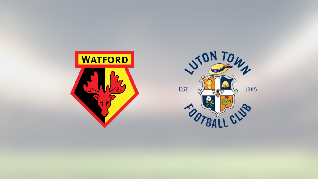 Seger för Watford mot Luton efter tidigt avgörande