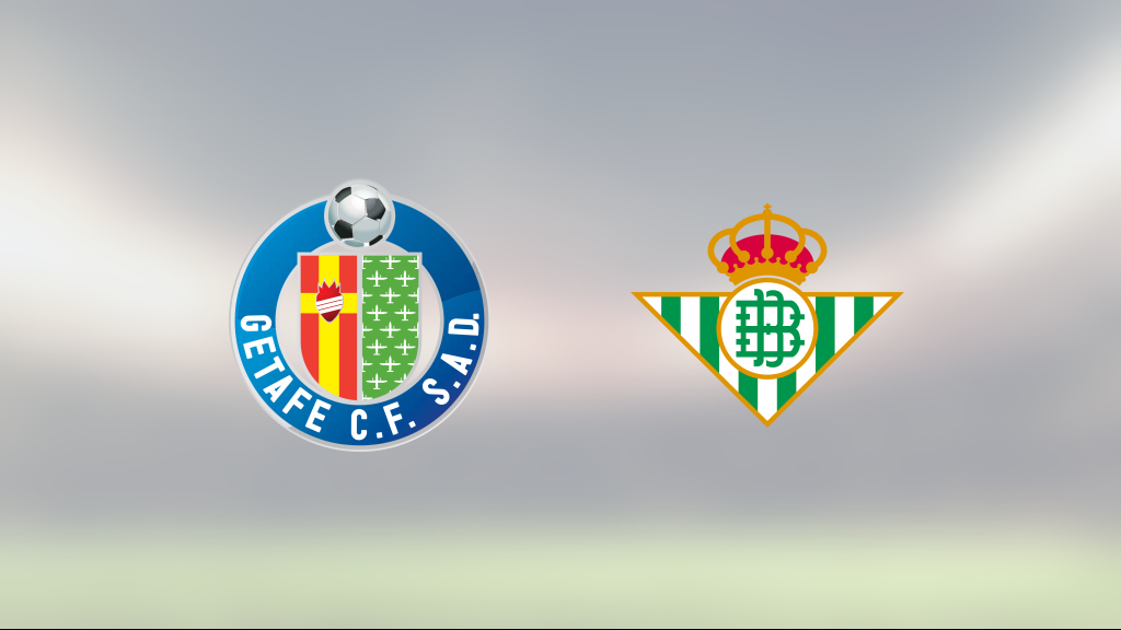 Real Betis vann med 2–1 borta mot Getafe