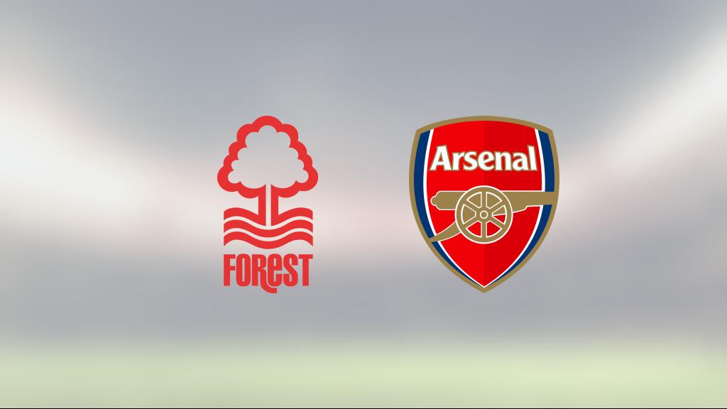 0–0 slutade toppmötet mellan Nottingham Forest och Arsenal