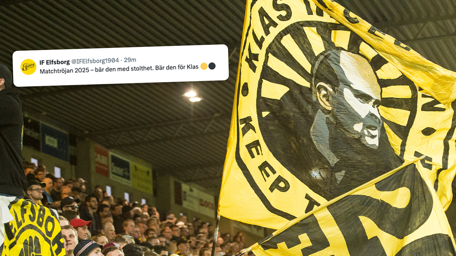 Elfsborg hyllar ”Klabbe” – ”Det viktiga är att aldrig ge upp”