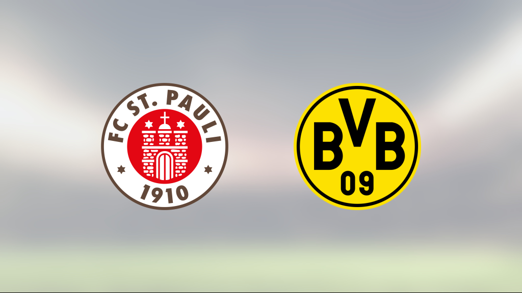 Borussia Dortmund avgjorde i andra halvlek mot St Pauli