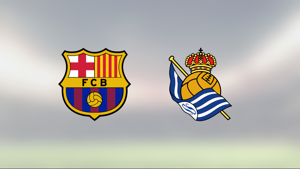 Formstarka Barcelona vann mot Real Sociedad